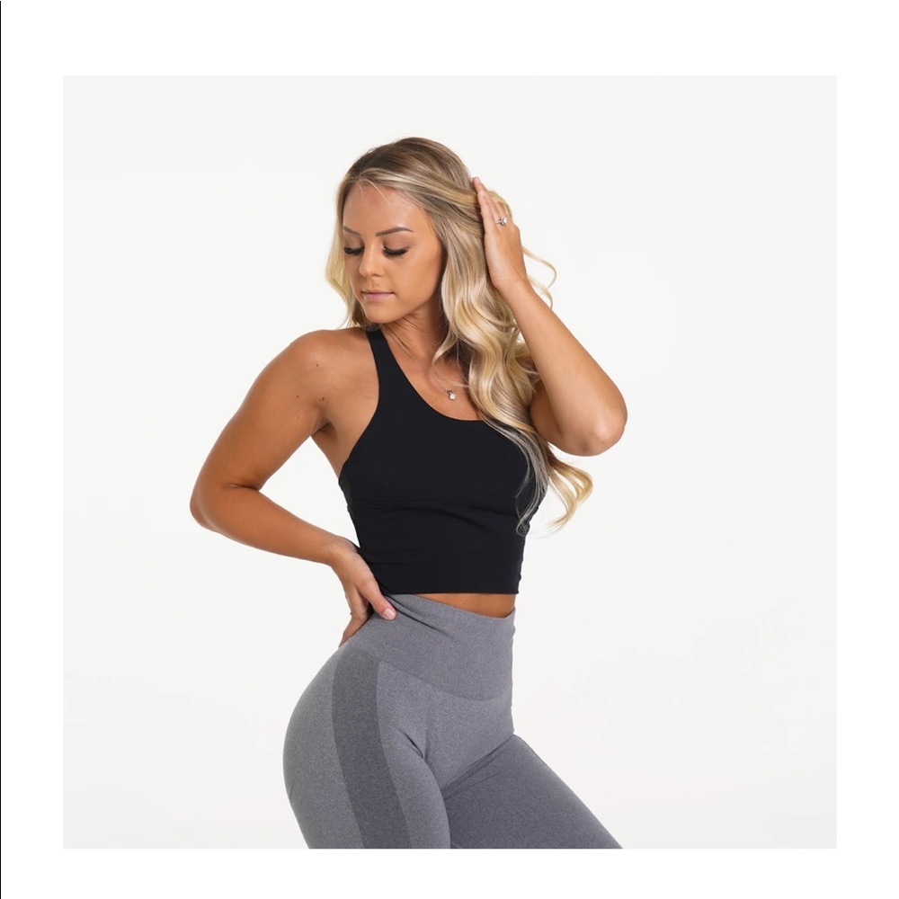 NVGTN Black Matrix Bra Top